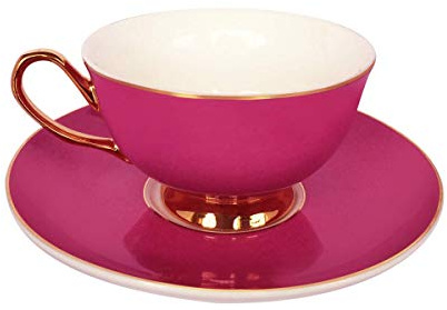 Teacup and Saucer Pretty in Pink