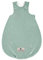 Julius Zöllner Babyschlafsack gefüttert Musselin 2,5 TOG Gr. 56/62 | 100% Baumwollmusselin | Oeko-TEX Standard 100 | grün