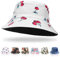 Keho Bucket Hats Women - Reversible Cotton Summer Beach Sun Hats Foldable Fisherman Hat for Travel Beach Hiking UK