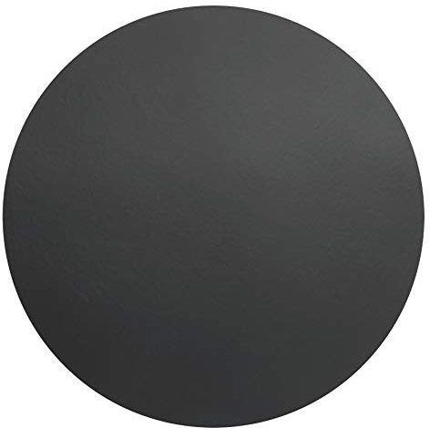 Lacor Tischset Ø40 cm, Leder, Anthrazit, Ø 40 cm