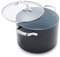 GreenPan Valencia Pro Hard Anodised Healthy Ceramic Non-Stick 24 cm / 7.6 Litre Stock Pot with Lid, PFAS-Free, Induction, Oven Safe, Grey