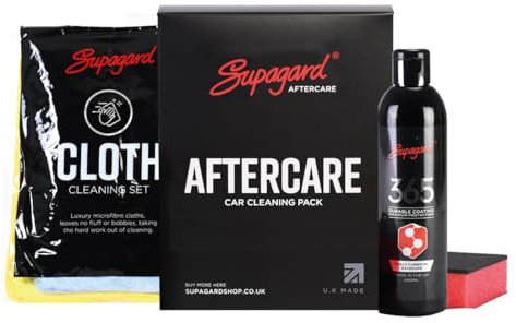 Supagard 365 Gloss Enhancer Premium Car Wax, 250ml – Long-Lasting Shine & Protection – Restores Paintwork, Easy Application with Applicator Sponge & Microfiber Cloth