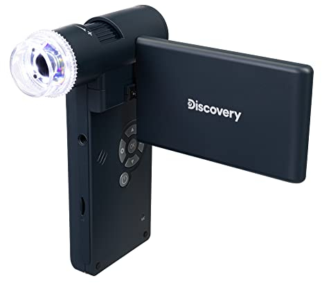 Discovery Artisan 1024 Potente Microscopio USB Con Schermo LCD Da 5, Fotocamera Digitale e Ingrandimento 1200x, Compatibile Con Windows e MacOS