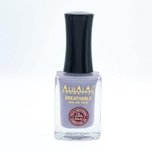 Halal Nail Polish - Nail Varnish Polish Soak Off Gel Nail Paint Art Polish - Water Permeable Red White Nail Enamel- Glossy Halal Gel Nail Polish Vegan and Cruelty-Free (AL-153 NABIHA)