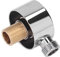 Connecteur de Pommeau de Douche, Adaptateur de Douche G1/2 Filetage Mâle Connecteur de Tuyau de Douche Adaptateur Rond en Laiton Mural pour Douchette, Douches et Pièces de Douche, Douche