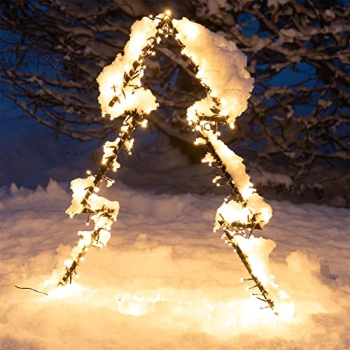 VOSS.garden LED-Tannenbaum, Gartenstecker, Weihnachtsbaum, Weihnachtsbeleuchtung, warmweiß 65x90cm