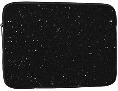 Housse noire à paillettes antichoc pour ordinateur portable – 13 pouces voyage d'affaires, voyage, école, bureau, pour un usage quotidien.