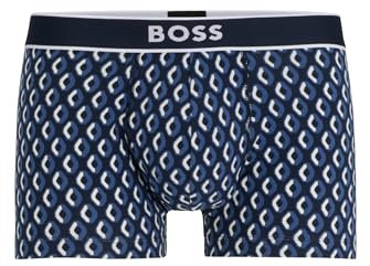 BOSS Herren 24 Print Trunk, Dark Blue406, XXL EU