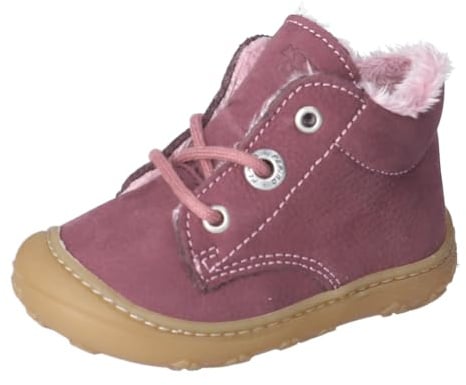 RICOSTA Mädchen Stiefel CORANY, Kinder Lauflernschuhe, Weite: Weit, lose Einlage, terracare, straßenschuhe, Freizeit, schnürer, Pflaume (380), 26 EU