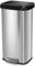 GiantexUK 50L/68L Recycling Pedal Bin, Stainless Steel Rectangular Trash Bin with Silent Soft Close Lid & Pedal, Fingerprint-Proof Recycle Dustbin for Home Kitchen(68L with Deodorant Box, Silver)