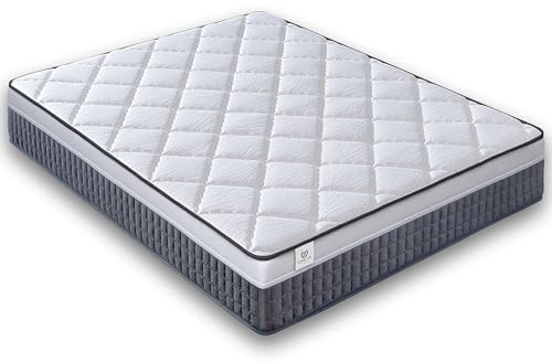 NATURELITS Matratze 90 x 200 MemoryVex Viskoelastische, wendbar, für Winter/Sommer, Einzelbett, milbendicht und atmungsaktiv, Flexicell-Kern, mittel Härte, Grau, Modell Xstar Höhe 30 cm