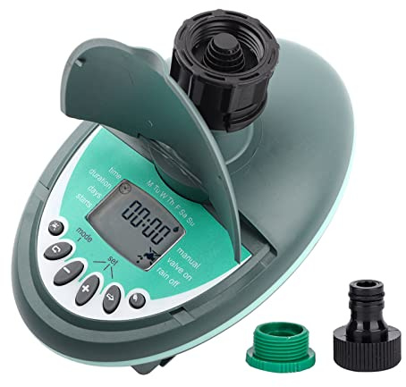 WOOXGEHM G3/4 Zoll Innengewinde, Intelligenter Bewässerungsregler, Automatischer Bewässerungstimer, Gartenbewässerungstimer, Bewässerungstimer für Gartenschlauch-Wasserhahn-Timer