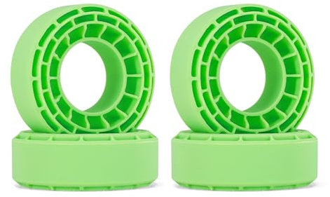 INJORA 4pcs Inserts en Caoutchouc Silicone pour Pneus de 56-58mm*24mm 1.0 (Petits)