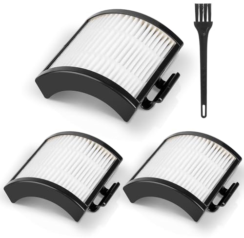 Paquete de 3 filtros HEPA IW Series IW1511UK Sector para Shark Detect Pro, sistema de vaciado automático inalámbrico, ultraligero, anti envoltura de cabello, aspirador IW1511UK IW3510UK IW3611UKT