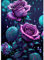 RICUVED Rose Diamond Painting Erwachsene, 5D Blumen Diamant Painting Bilder Erwachsene, DIY Diamond Painting Bilder Blumen Diamant Malerei Set für Wanddekoration 30x40cm