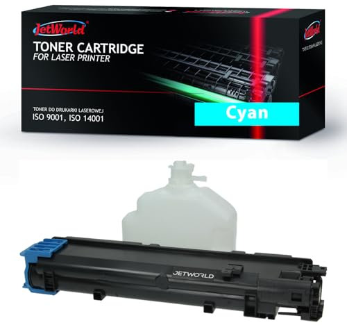 JetWorld Toner Kompatibel für UTAX P-C3563, P-C3563DN, P-C3563i MFP, P-C3567i MFP Cyan 5000 Seiten je Tonerkartusche, als Ersatz zu PK-5020C 1T02YJCUT0, Hochwertiger Druck