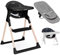 Mash High Chair Bundle by Baby Elegance | Includes Newborn Seat (0-6 Months), Toddler Seat (6+ Months) & Black Cushion | Adjustable Black High Chair for Babies & Toddlers