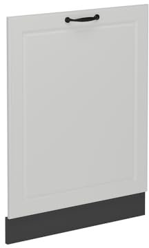 Vicco Geschirrspülblende R-Line, Weiß Landhaus, 60 cm ohne Arbeitsplatte