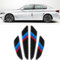 VDARK Auto Türschutz Fahrzeugzubehör Carbon Kantenschutz Scratch Bumper Trim Aufkleber Decals Antikollisions-Kantenschutz für Autotüren, universelle Kratzfeste Zierleiste, Kohlefaser-Textur, 4er-Pack