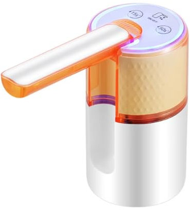 Iyalezirk Pompe à Distributeur D'eau Pliable, Pompe à Bouteille Électrique Tactile pour Maison, Automatique, Modèle D