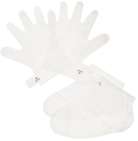 HONITANO 2 Pezzi Maschera Esfoliante Idratante per Rimozione Cuticole e Schiarimento Della Trattanti per Spa Personale