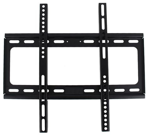 Slim TV Mount Bracket for 26 to 55 Inch TVs – Fixed Wall Mount for 4K UHD Smart TVs – LED LCD OLED QLED – VESA Compatible, Ultra Thin Design
