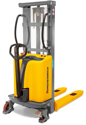 Jungheinrich Elektro-Hochhubwagen HC | 1.000 kg Tragkraft | 2.500 mm Hubhöhe | 1.100 mm Gabellänge | Leistungsstarker 1,5 kW Hubmotor | Bleigelbatterie 150 Ah | Handstapler elektrisch