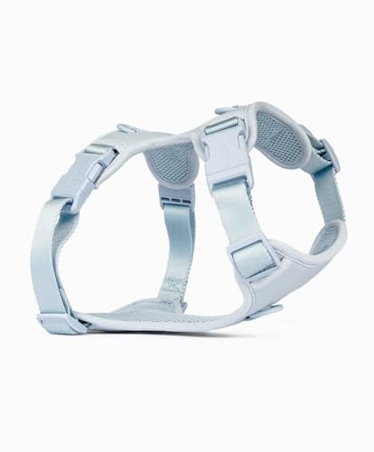 apaw® Hundegeschirr – Verstellbares Anti-Zug Brustgeschirr für kleine & große Hunde (XS–L) – weich gepolstert, atmungsaktiv & sicher (Sky, S)