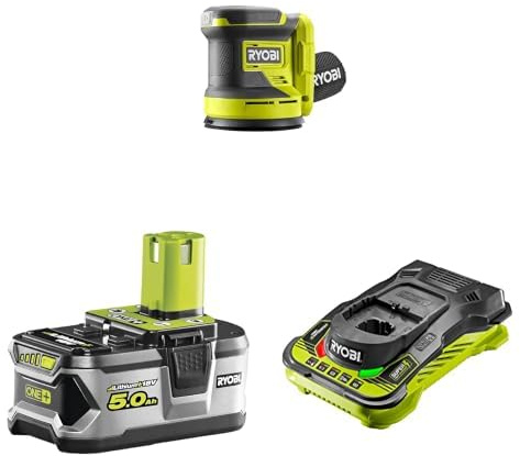 RROS18-0 Random Orbit Sander + 5ah Battery & Charger
