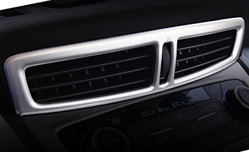 für Kuga 2013-2018 Silber Matt Interieur Vordere Gitter Dekor 1 Stück ABS Kunststoff