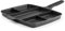 H&H 5in1 Bistecchiera Multifunzione Antiaderente, Alluminio, Nero