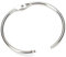 Coideal Large Metal Binder Rings - 20 Pack 2.5 Inch Silver Leaf Loose Flash Card Book Binding Rings, Big Circle Keyring Hoop