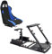 MODAUTO Cockpit SimRacing Gaming, Soporte de Simulacion, Plegable con Asiento Deportivo Backets o Semibaquets Compatible con Logitech G25/G29/G27/G920 Modelo N820B+N065