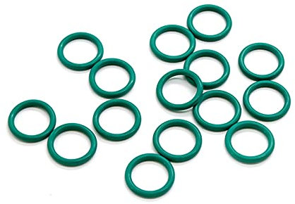 Fluor-Kautschuk O-Ring Stärke 2/2.4mm Dichtungsscheibe, 10x2mm 100Pcs