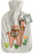 RHP Wärmflasche Lama mit weichem Polyesterbezug 2 Ltr | Bettflasche | Wärmekisse Flasche Weich Warm (Hellgrau)