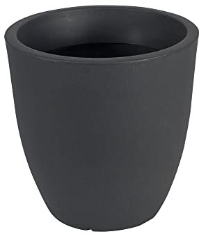 Kentis - Vasi Rotondi Alti in Resina per Piante da Esterno e Interno - Misure e Colori a Scelta - Vaso Grande