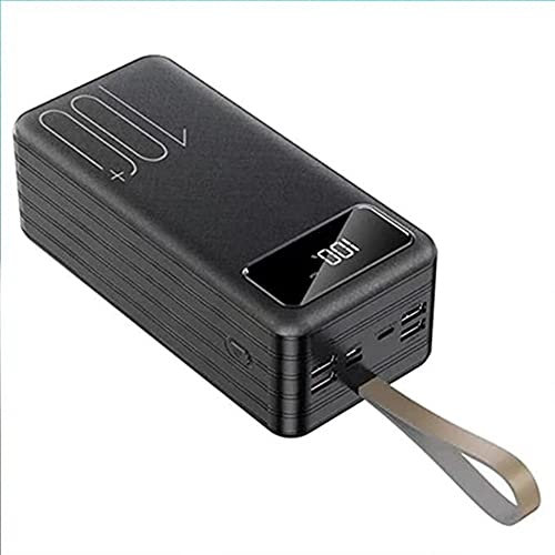 HHORB Power Bank 100000Mah/Cargador USB C/Cargador Portatil/Cargador De Pilas Recargables/Cargador Pilas/Cargador USB Multiple/Mini Power Bank Mini/Power Bank USB C,Blanco,Negro