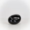 Ceramic Pebble Chopstick Rest Black 16mm (Case of 2)