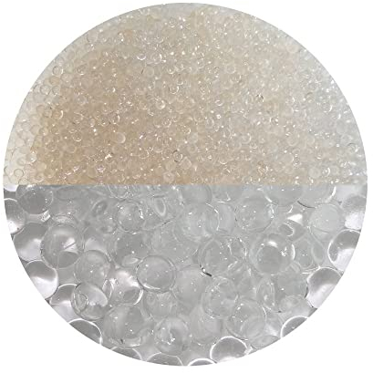 trendfinding 125 g wasserspeicherndes Deko Granulat Kristall, Korngröße 3.5-4 mm, Dekoration für Blumen und Pflanzen, sehr ergiebig, vielseitig einsetzbar