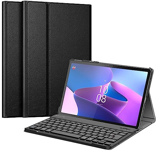 FINTIE Clavier pour Lenovo Tab P11 Pro (2nd Gen) 11.2 Pouces 2022 (TB132FU), Étui Fine Coque Multipositions, Clavier AZERTY sans Fil Bluetooth pour Lenovo Tab P11 Pro 2ème Génération, Noir