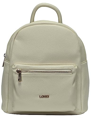 L.CREDI Reiserucksack Freizeittasche Reisetasche Budapest Backpack Kunstleder uni