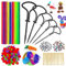 Kastanienbohrer Kinder Set, 389 Pcs Kastanien Bastelset Kinder Handbohrer Kastanien Basteln mit Kastanien Kastanienset zum Basteln DIY Basteln Kastanien Set für Kind DIY Basteln
