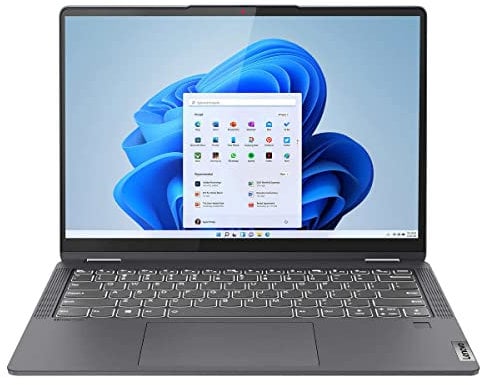 Lenovo IdeaPad Flex5 14 WUXGA IPS Touch 2 en 1 Ordinateur portable 10 cœurs Intel i5-1235U Iris Xe Graphics 16 Go LPDDR4 512 Go NVMe SSD Thunderbolt4 WiFi AX HDMI rétroéclairé KB Empreintes digitales