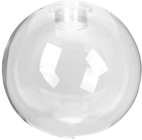 HOMSFOU Lampenschirm Glaskugel Transparent 4.72 Zoll Ersatzglas Kugel Für G9 Deckenleuchte Und Pendellampe Einfache Installation Für Wohnraum Und Dekoration