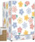 Odot Washer Dustproof Cover Front Load, Washing Machine Dryer Protector Sunscreen Waterproof Tumble Dryer Case Protective Cover for Most Front Loadi (watercolor flowers,M-capacity 8-10kg)