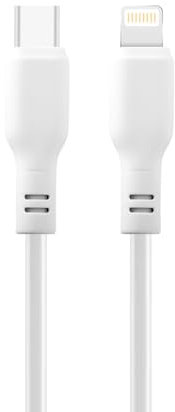 Technovate USB Type C to Lightning Cable 1M Long Charger For iPhone 2A Fast Charging Lead Type C to Lightning Data Lead Compatible with Air pods For iPhone 14 Pro Max 13 12 11 X XS XR Plus