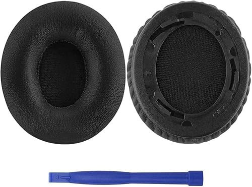 Beats Solo HD Wired Ear Pads, Oval-Shaped Protein Leather Memory Foam Earpads Ear Cushion Pads for Monster Beats Solo HD 1.0 1 Wired Headphones (Not Fit Beats Solo Wireless Bluetooth 810-00012-00)