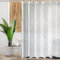 Aeici Rideau de Douche 240x200, Rideaux de Douche 240 cm Largeur Salle de Bain Baignoire Semi Transparent