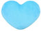 Herzkissen, Herz Kissen Kinderzimmer, Kuschelkissen Kinder Herzform Dekokissen Kopfkissen Kissen Zierkissen, Plüsch Kinderkissen für Kinderzimmer Sofa Dekoration (Blau,30 cm)