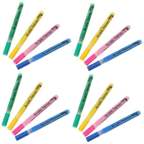 BESPORTBLE 16pcs Golf Markers Golf Club Paint Shaft Supply Coloring Markers Slick Stick